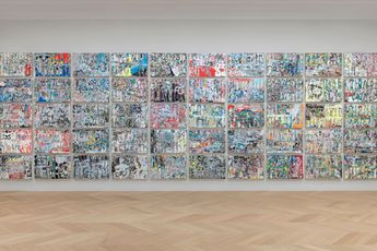 Contemporary art exhibition Mark Bradford Thievery By Servants at Levy Gorvy Dayan New York United States