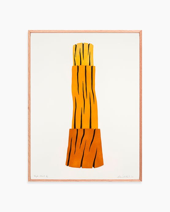 Triple Stack by David Nash contemporary artwork Painting