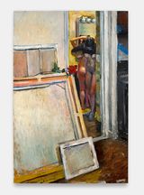 Untitled Two Girls by Jesse Edwards contemporary artwork painting