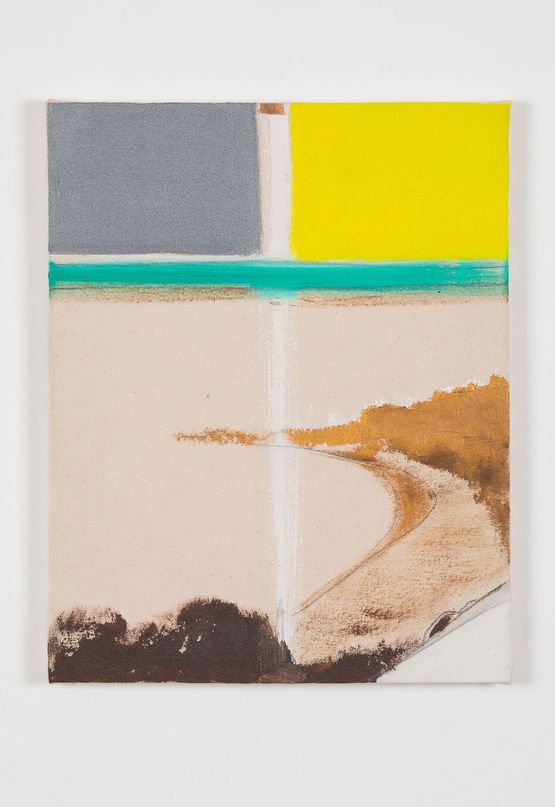 Pacific by Merlin James contemporary artwork Painting