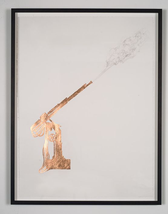 Cloud Buster for Cosmic Orgone Engineering by Caroline Rothwell contemporary artwork Works on Paper