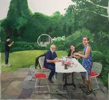 English Garden by Zhu Jia contemporary artwork painting
