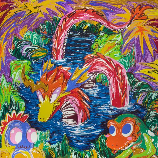 Sanctuary of Dreams by Berbrain Bernandi Desanda contemporary artwork Painting