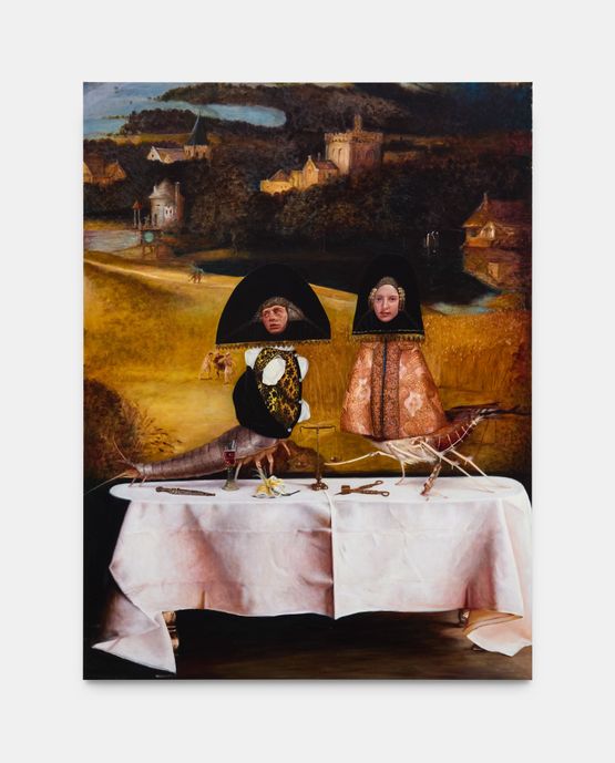 Two Insects on the Table by Teodora Axente contemporary artwork Painting