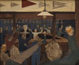 The Cup Returns by James P. Morse contemporary artwork painting