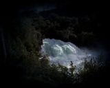 Day for night Huka falls by Greta Anderson contemporary artwork print