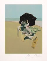 Metropolitan Triptych Right Panel by Francis Bacon contemporary artwork print