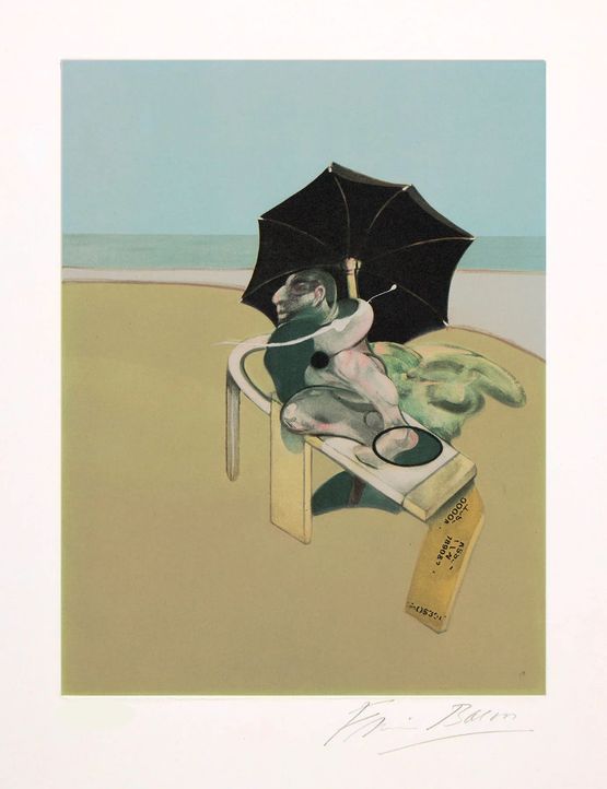 Metropolitan Triptych Right Panel by Francis Bacon contemporary artwork Print