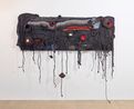 Black Stacking I by Aluaiy Kaumakan contemporary artwork Textile