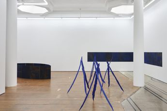 Contemporary art exhibition Richard Frater Pauline Rhodes Bluets at Lett Thomas Karangahape Road New Zealand