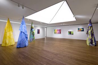 Contemporary art exhibition Sam Gilliam The Flow of Color at Pace Gallery Seoul South Korea