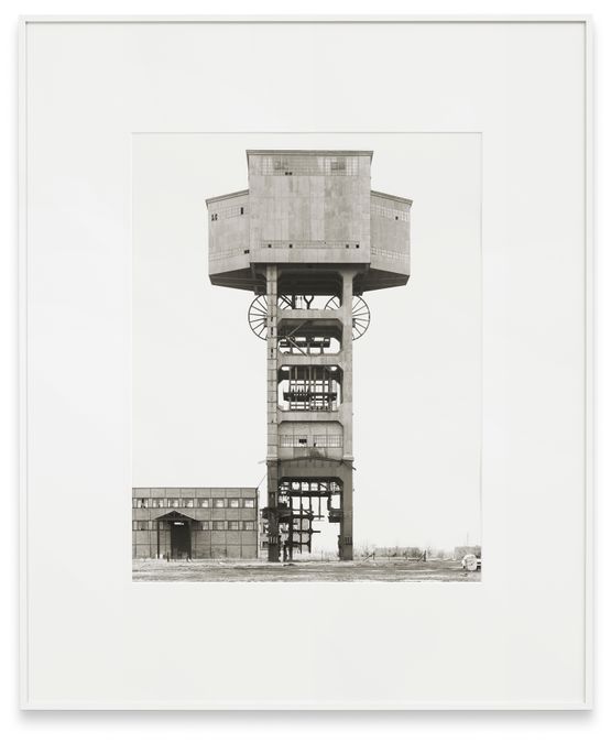 Winding Tower Siege de Folschviller F by Bernd  Hilla Becher contemporary artwork Photography