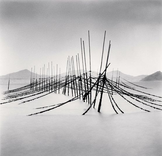 Aquaculture Structure Boseong Jeollanam-do South Korea by Michael Kenna contemporary artwork Print