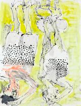 Seid bereit zum Kubismus by Georg Baselitz contemporary artwork painting