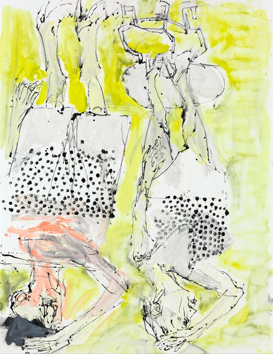 Seid bereit zum Kubismus by Georg Baselitz contemporary artwork Painting