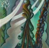 Fluchtige Befruchtung Ursprungliche Ausblicke by Hartmut Neumann contemporary artwork painting