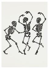 Dance to Dust Drawings 08 by Carlos Amorales contemporary artwork works on paper