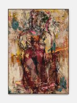 Dismantled Figure VII Naples yellow by Daniel Crews-Chubb contemporary artwork mixed media
