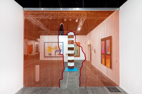 Untitled Curtain by Daniel Steegmann Mangrane contemporary artwork Sculpture