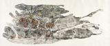 Dhunguruk ButjuwutjuMona and Djitama - edible tubers of East Arnhem Land by John Wolseley contemporary artwork painting