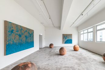 Contemporary art exhibition Bosco Sodi A Thousand Li of Rivers and Mountains at Axel Vervoordt Gallery Hong Kong