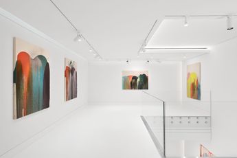 Contemporary art exhibition John M Armleder Quasi Nocturne at Almine Rech Monaco