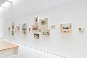 Contemporary art exhibition Saul Steinberg In the Library at Pace Gallery 540 West 25th Street New York United States
