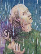 At This Time What Were Doing Is Continuing to Value and Celebrate Human Creation by Louise Reynolds contemporary artwork painting