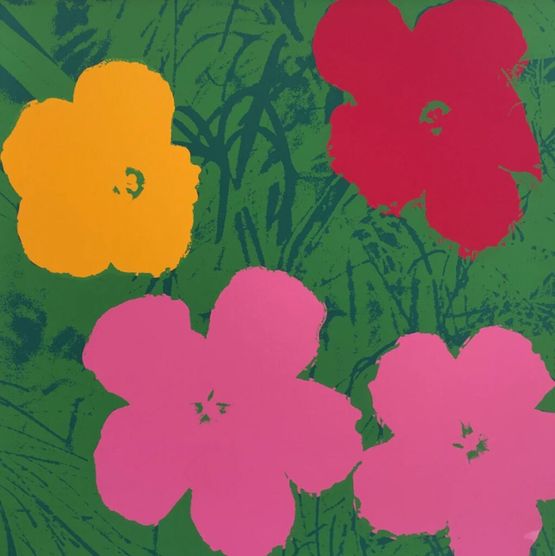 Flowers 1168 by Sunday B. Morning  Andy Warhol contemporary artwork Print