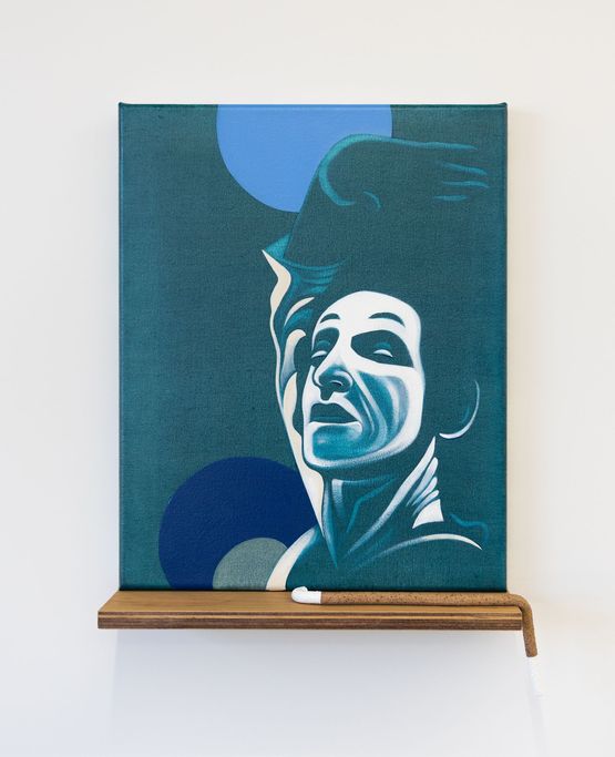 Untitled Mime 2 by Laith Mcgregor contemporary artwork Painting