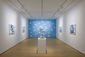 Contemporary art exhibition Sebastian Chaumeton Baby Blue at Whitestone Gallery Hong Kong