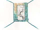 Space with Plum Blossoms by Lin Guocheng contemporary artwork drawing painting works on paper