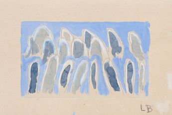 Contemporary art exhibition Louise Bourgeois Drawing Intimacy 1939  2010 at Hauser  Wirth Somerset United Kingdom