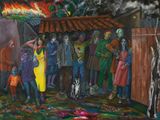 La Peur by Martial Raysse contemporary artwork painting