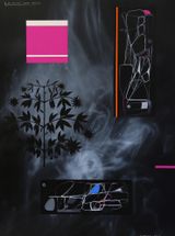 Old Plant New Smoke by Shane Cotton contemporary artwork painting