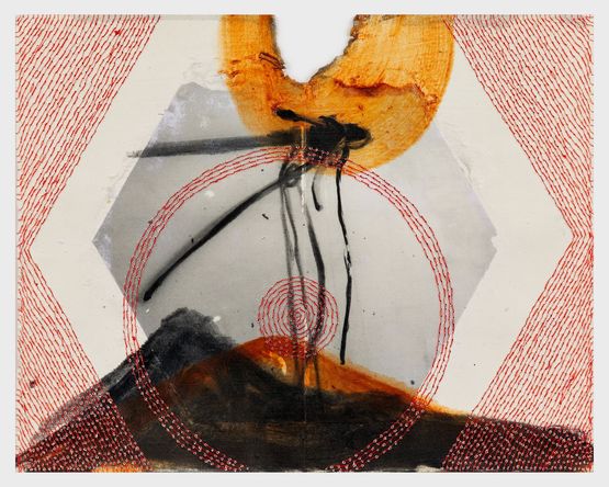 Widen out the center let it spin by Radhika Khimji contemporary artwork Painting