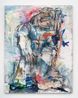 Immortal XXX blue and white by Daniel Crews-Chubb contemporary artwork Painting
