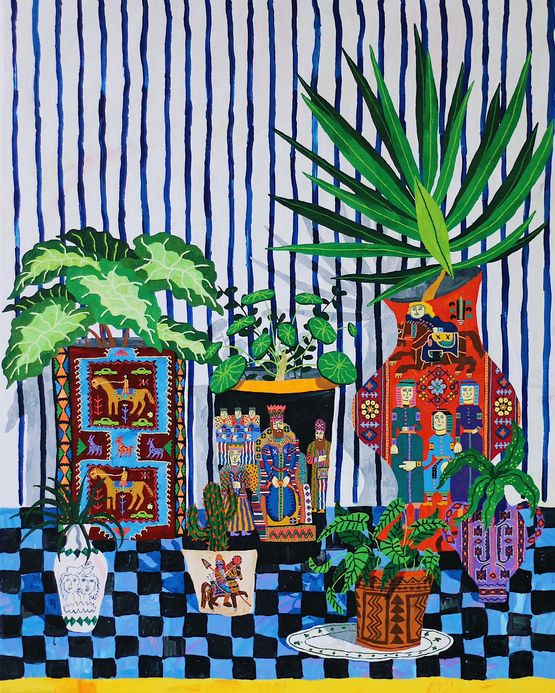 Persian Pots by Cooper contemporary artwork Painting