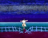 Les Immortelles Purple Haze by Tess Dumon contemporary artwork painting