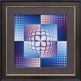 Quasar by Victor Vasarely contemporary artwork works on paper