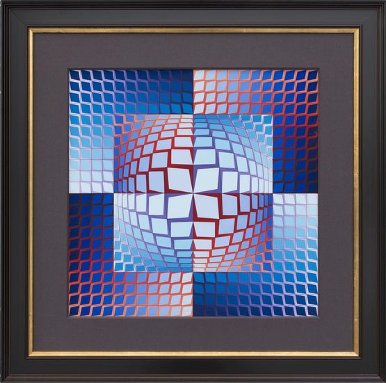 Quasar by Victor Vasarely contemporary artwork Works on Paper