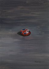 Mini Baby Bel with Union Flag by Christian Furr contemporary artwork painting