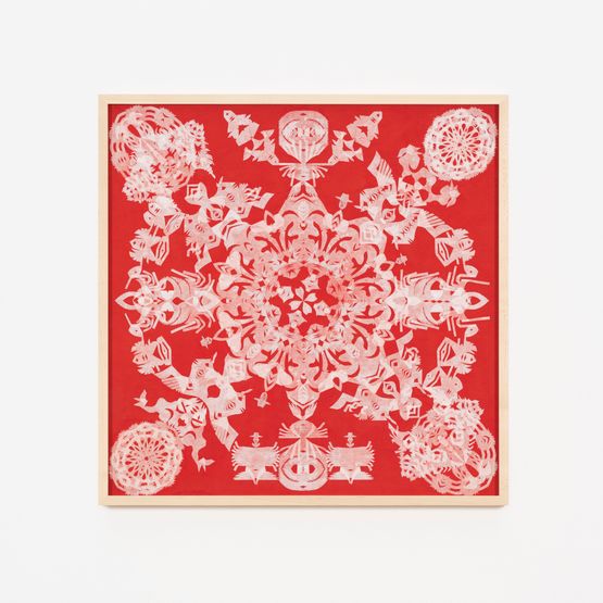 Shadowland Full Bloom Formation  Mesmerizing Mesh 90 by Haegue Yang contemporary artwork Works on Paper