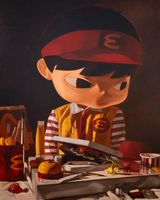 Hell Factory by Erthh thanathorn Phattaratada contemporary artwork painting