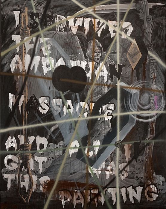I servived the Ampatuan massacre and all I got was this painting 1 by David Griggs contemporary artwork Painting