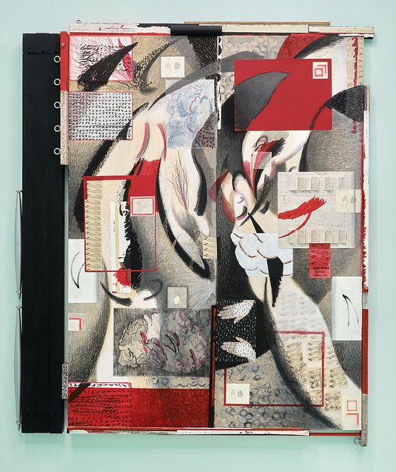 Rubber wind by Wang Yuyu contemporary artwork Painting