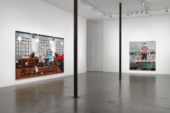 Contemporary art exhibition Hernan Bas The Conceptualists at Victoria Miro Wharf Road London United Kingdom