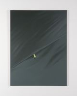 Grey yellow by Marcel Vidal contemporary artwork painting