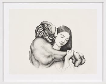 Entwined Affection by Patricia Piccinini contemporary artwork drawing works on paper