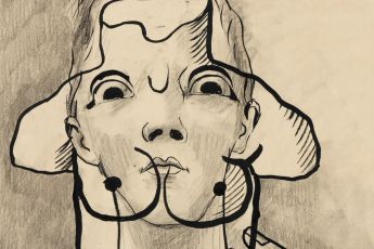 Contemporary art exhibition Group Exhibition Drawn into the Present Portraits on Paper at Thaddaeus Ropac London Ely House United Kingdom